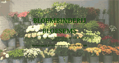 Desktop Screenshot of bloembinderijbloesems.com